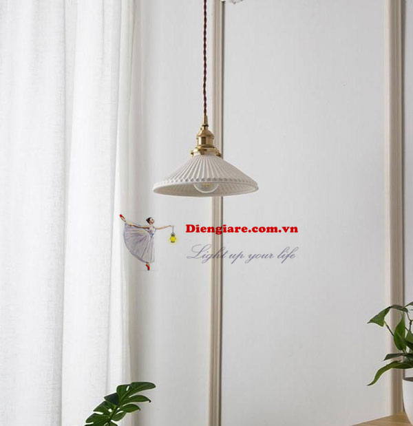 đèn thả sứ