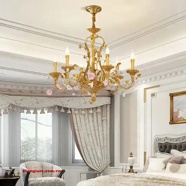 Đèn Chùm Đồng - DCD014