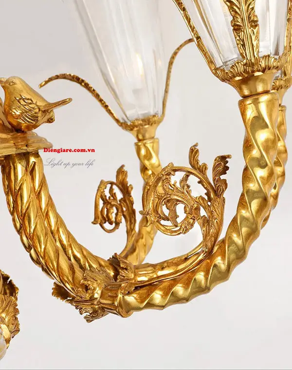 Đèn Chùm Đồng - DCD03