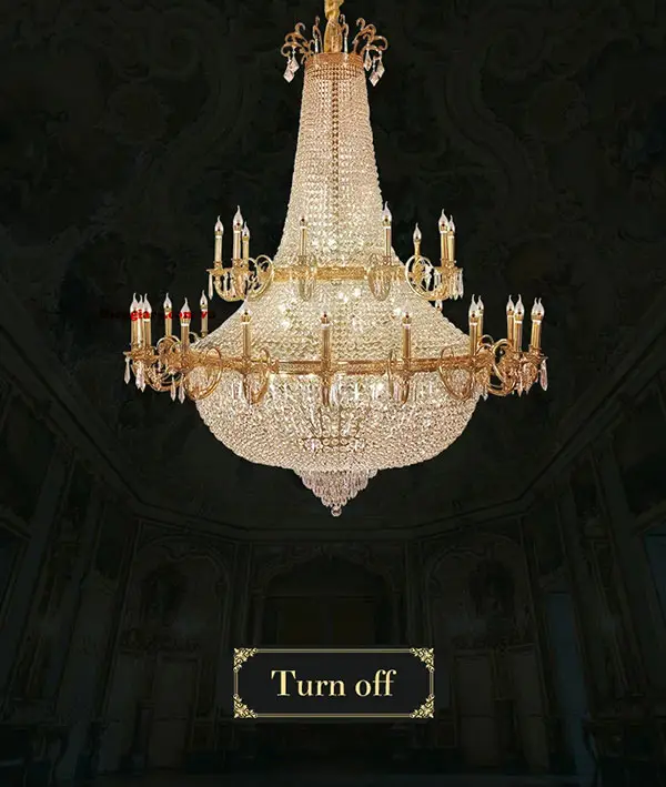 Đèn Chùm Đồng - DCD08