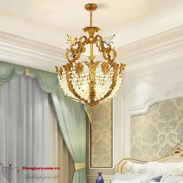 Đèn Chùm Đồng - DCD09